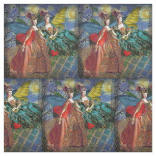 Klassieke Gotische Tweeling Whimsical Vlinder Vrou Stof
