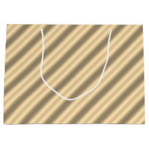 Klassieke Gouden Diagonale Streep Gift Bag