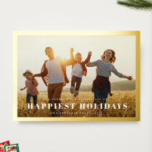 Klassieke gouden fotolijst | Elegante kersttekst
