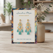 Klassieke Gouden Glitter Marmer Sieraden Displayka