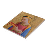 Klassieke Gouden Heilige Figuur Tegeltje (Zijkant)