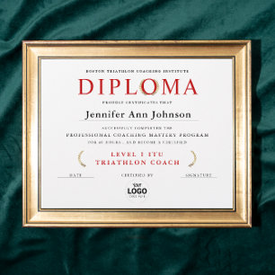 Klassieke Gouden Krans Certificaat Afstudeerdiplom
