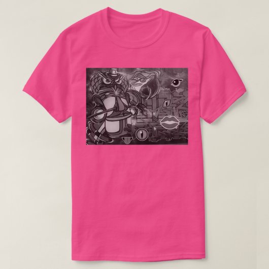 klassieke grafitti art t-shirt (Design voorkant)