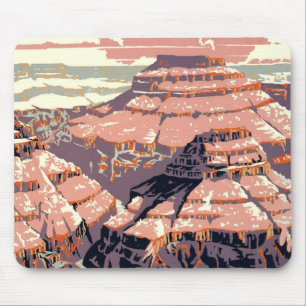 Klassieke Grand Canyon National Park WPA-poster ku Muismat