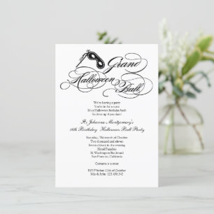 Klassieke Grand Halloween Bal Kostuum Regency Kaart
