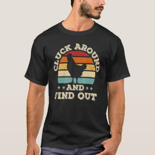 Klassieke Grappige Kip Volwassenen Humor Kloek Ron T-shirt