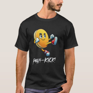 Klassieke Grappige Pannenkoekenpan Karate Trap Jon T-shirt