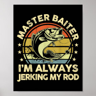 Klassieke Grappige Visserij Meester Aaszetter Ik B Poster