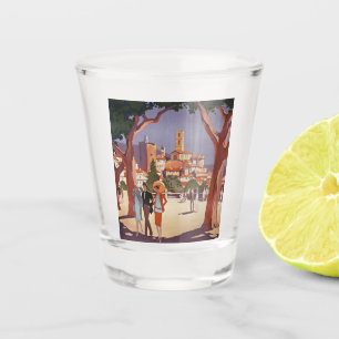 Klassieke Grasse Zomer Kunst Shot Glas