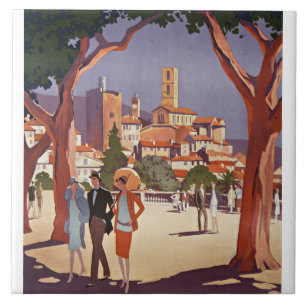 Klassieke Grasse Zomer Kunst Tegeltje