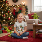 Klassieke Grinch | Grinch & Max met Sleigh Tri-Blend Shirt