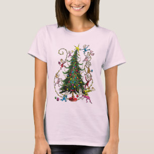 Klassieke Grinch   Kerstboom T-shirt