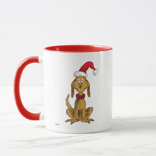 Klassieke Grinch | Max - Kerstman Hoed Mok (Links)