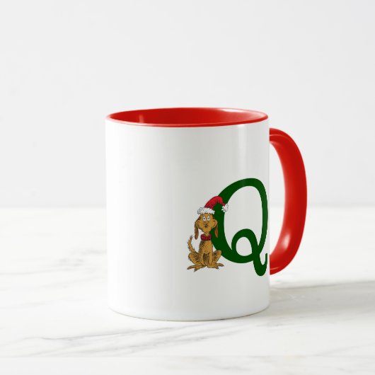 Klassieke Grinch Max | Monogram Q Mok (Voorkant rechts)