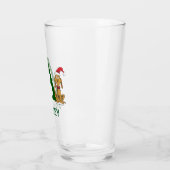 Klassieke Grinch Max | Naam & Monogram Glas (Links)