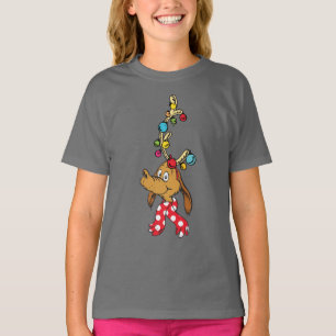 Klassieke Grinch   Max - Prettige feestdagen T-shirt