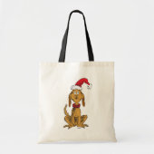 Klassieke Grinch | Max - Santa Hat Tote Bag (Voorkant)