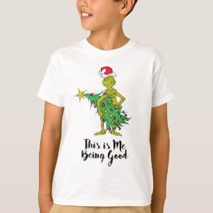 Klassieke Grinch   Naughty T-shirt