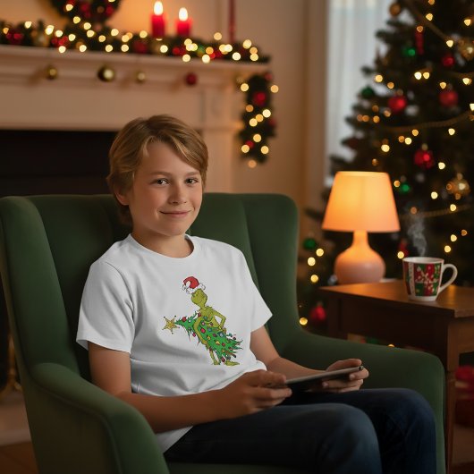 Klassieke Grinch | Naughty Tri-Blend Shirt