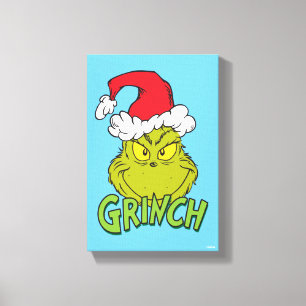 Klassieke Grinch Ondeugend of Nice Canvas Afdruk