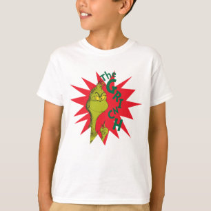 Klassieke Grinch Red Starburst T-shirt