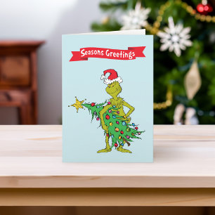 Klassieke Grinch   Stout Feestdagen Kaart