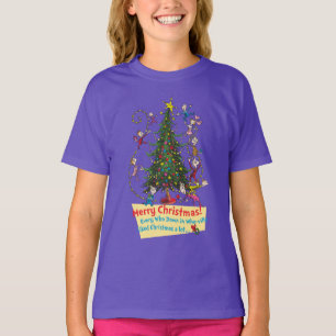 Klassieke Grinch   Vrolijk kerstfeest! T-shirt