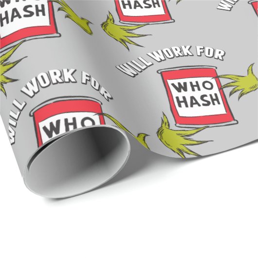 Klassieke Grinch | Werkt voor Who Hash Quote Cadeaupapier (Rol Hoek)