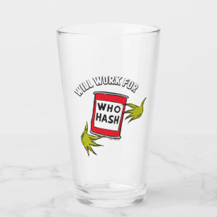 Klassieke Grinch Werkt voor Who Hash Quote Glas