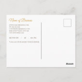 Klassieke Groen Gouden Patroon Afspraak Herinnerin Briefkaart (Achterkant)