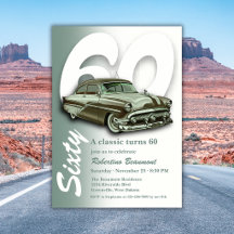 Klassieke groene auto wordt 60 jaar