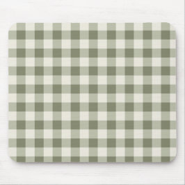 Klassieke Groene Boerderij Gingham Style Muismat