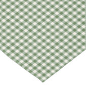 Klassieke groene gingham kerst geruite plaid tafelkleed (Gekanteld)