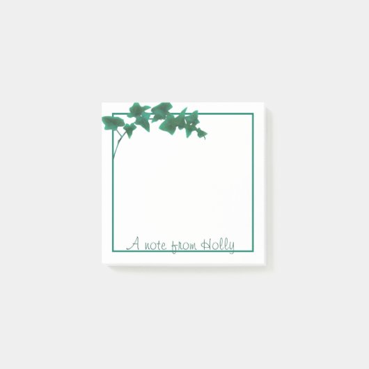 Klassieke groene Ivy | cadeau voor natuur Post-it® Notes (Voorkant)