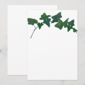 Klassieke groene klimop kaart (Voorkant / Achterkant)