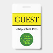Klassieke "GUEST"-badge Badge (Achterkant)