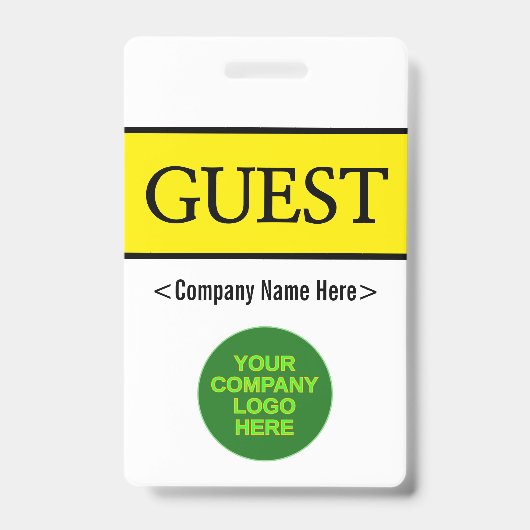 Klassieke "GUEST"-badge Badge (Voorzijde)