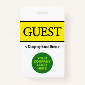 Klassieke "GUEST"-badge Badge (Achterkant)
