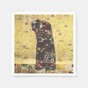 Klassieke Gustav Klimt Boom des Levens Panorama Servet