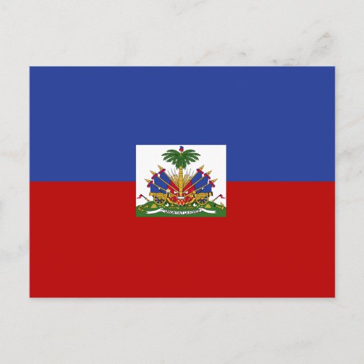 Klassieke Haïtiaanse vlag Briefkaart (Voorkant)