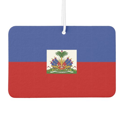 Klassieke Haïtiaanse vlag Luchtverfrisser (Voorkant)