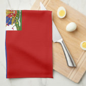 Klassieke Haïtiaanse vlag Theedoek (Quarter Fold)