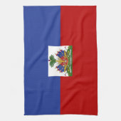 Klassieke Haïtiaanse vlag Theedoek (Verticaal)
