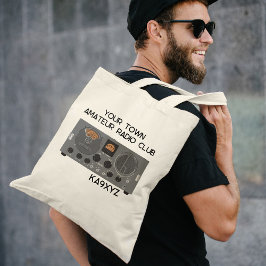 Klassieke Hallicrafters S 20R-radioontvanger Tote Bag