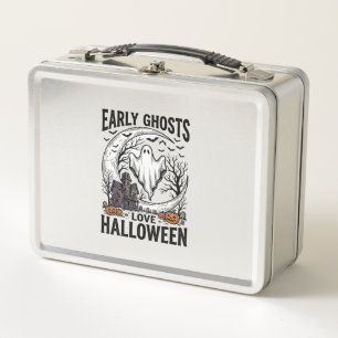 Klassieke Halloween Geest Behekste Maan Gravure Ku