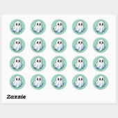 Klassieke Halloween Ghost Stickers (Vel)