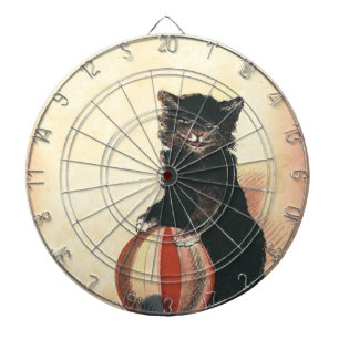 Klassieke HALLOWEEN Zwarte Kat Dartbord