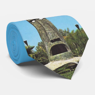 Klassieke halverwege de eeuw Tiki Gardens Florida Stropdas