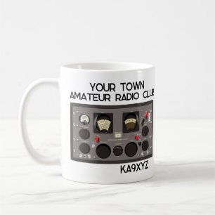 Klassieke Hammarlund SP-600 Radio ontvanger Koffiemok