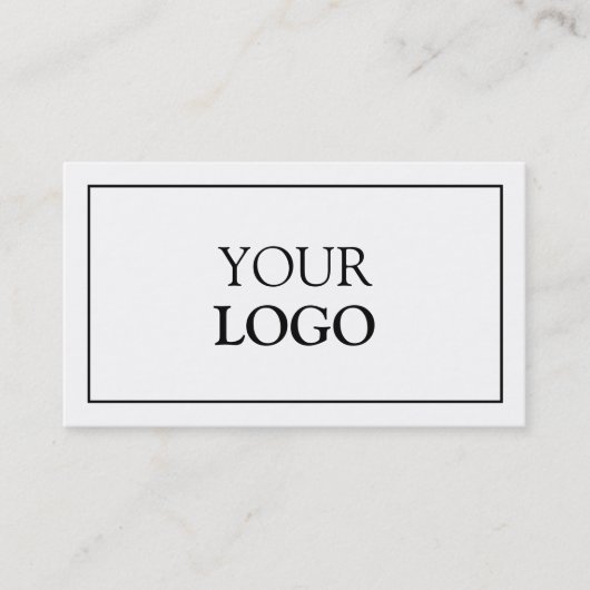 Klassieke Handtekenstandaard Visitekaartje (Voorkant)